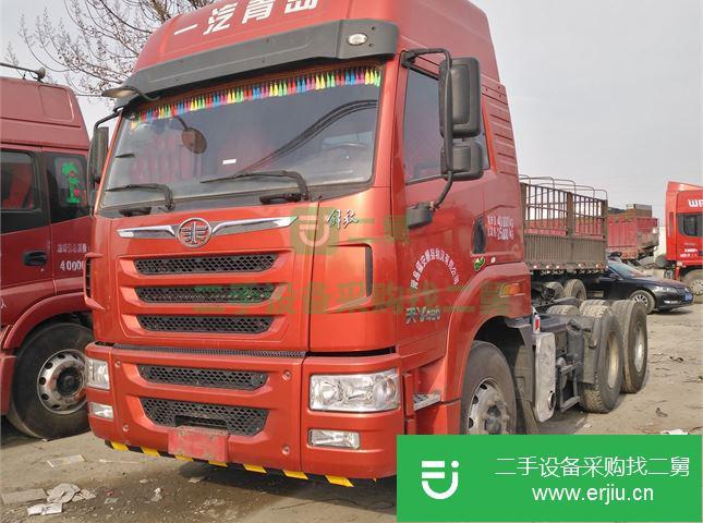 山東出售二手青島解放牽引車