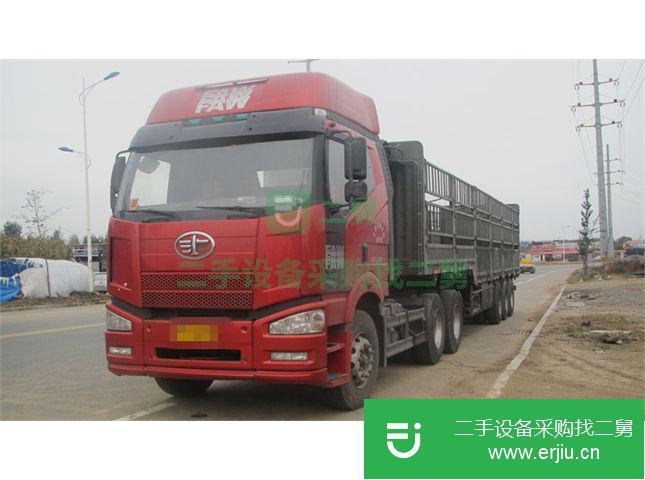 遼寧出售二手一汽解放350馬力半掛車