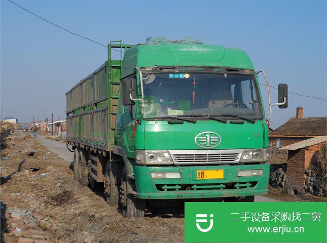 黑龍江出售二手一汽解放高欄載貨車