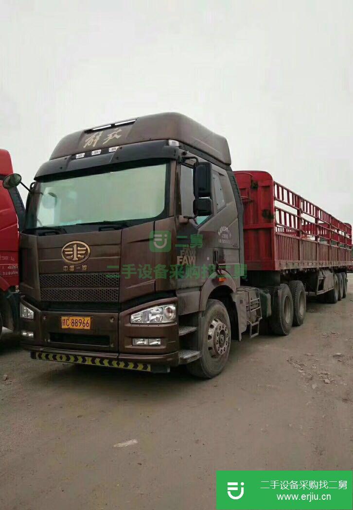 貴州出售二手解放半掛車