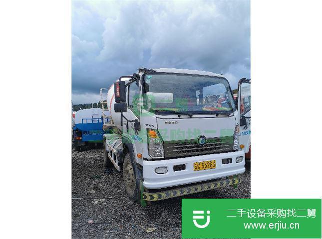 云南出售二手重汽王牌攪拌車