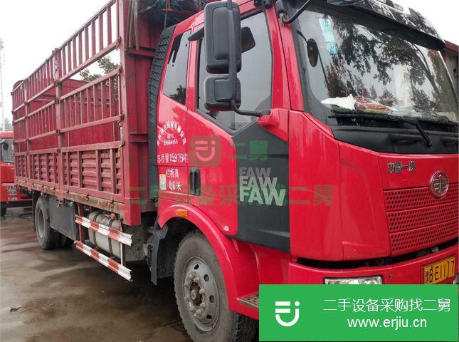 河南出售二手一汽解放J6高欄載貨車
