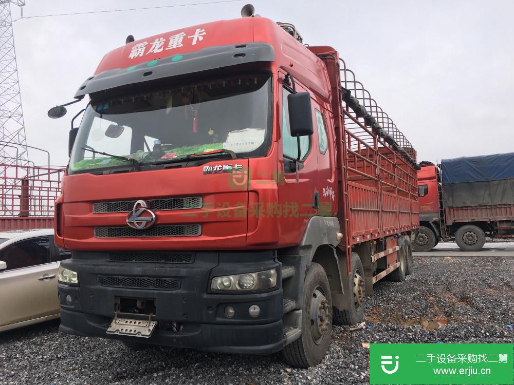 湖南出售二手霸龍前四后八高欄貨車