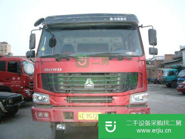 陜西出售二手中國重汽豪沃自卸車 300馬力