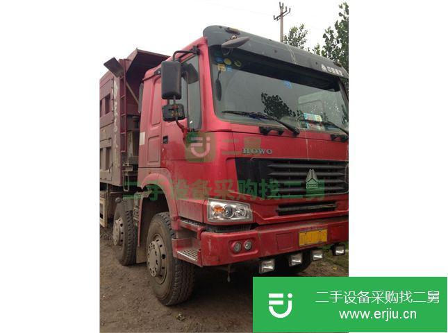 河北出售二手中國重汽豪沃自卸車 375馬力