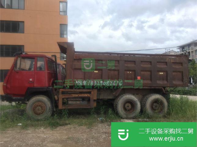 浙江出售二手陜汽重卡前二后八自卸車