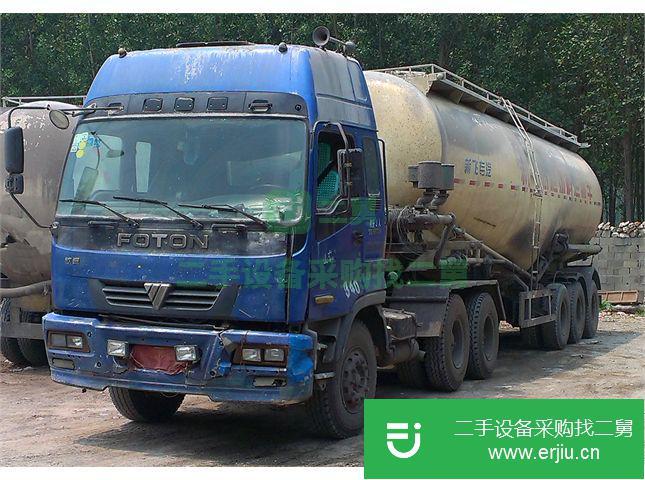 山東出售二手福田歐曼散裝物料運輸車