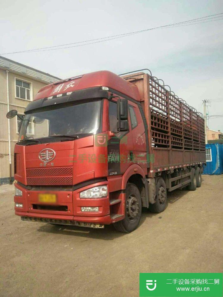 山東出售二手解放J6P倉欄貨車