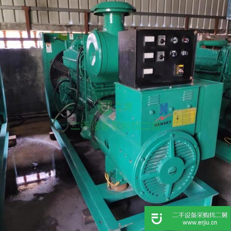 廣東出售cummins/康明斯8成新250千瓦二手柴油發電機組