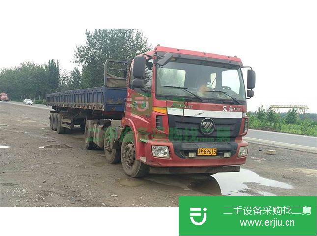 河北出售二手福田歐曼半掛車