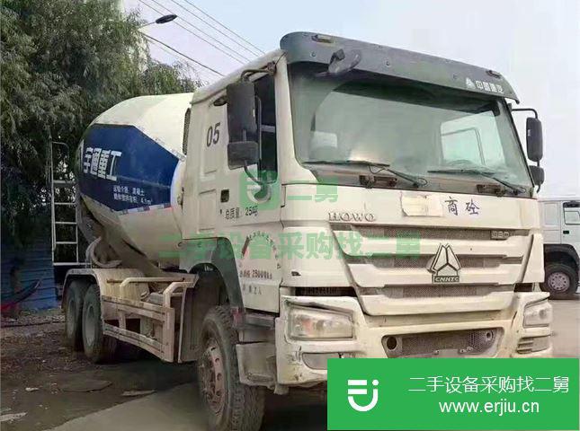 山東出售二手中國重汽混凝土攪拌車