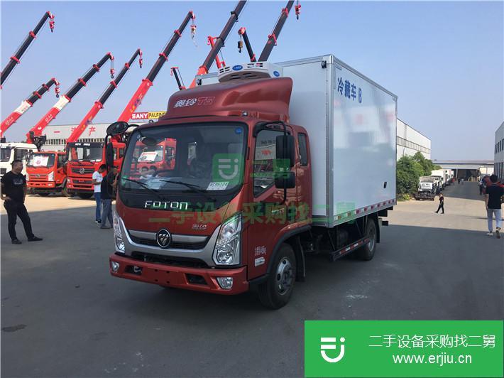 湖北出售二手福田奧鈴110馬力廂式貨車