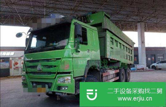 山東出售二手中國重汽380馬力前二后四自卸車