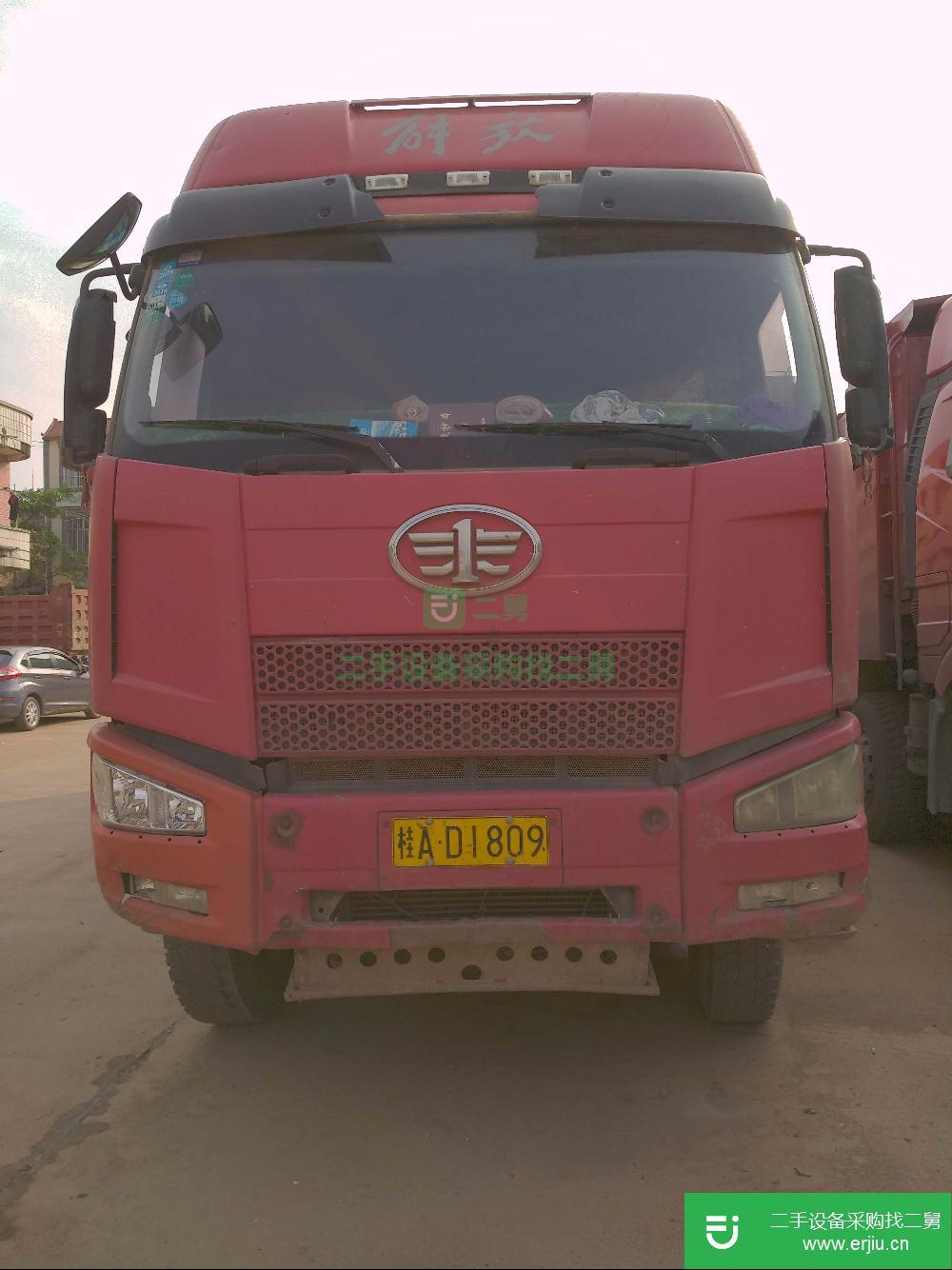 廣西出售二手解放J6前四后八自卸車