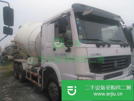 山東出售二手中國重汽混凝土攪拌車