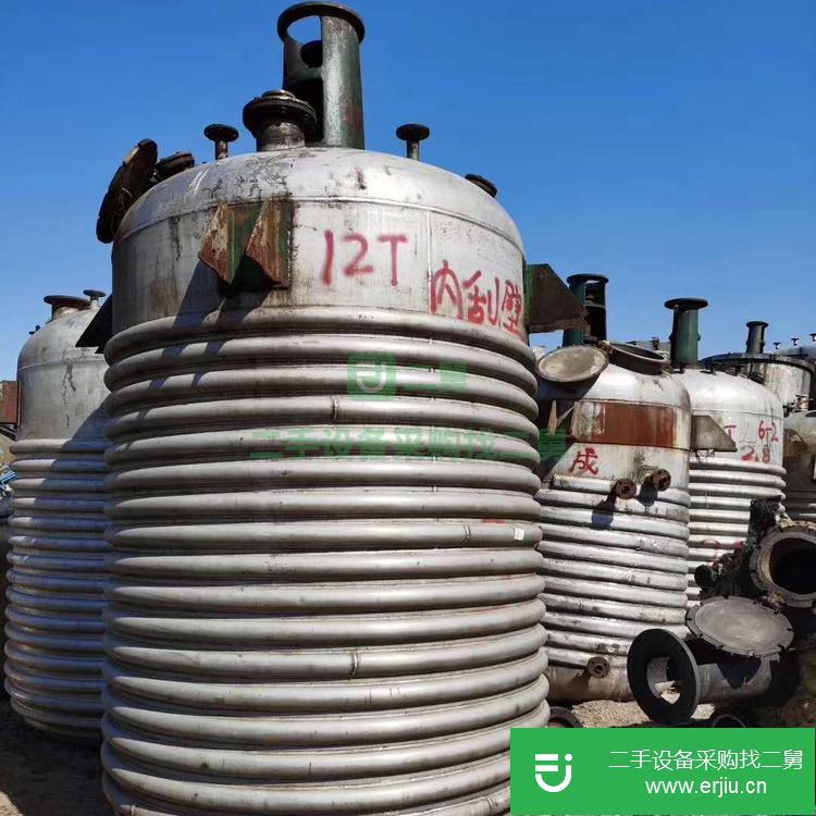 山東出售二手搪瓷反應釜
