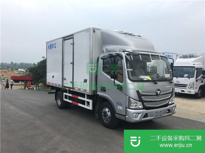 湖北出售福田歐馬可藍(lán)牌4米2冷藏車