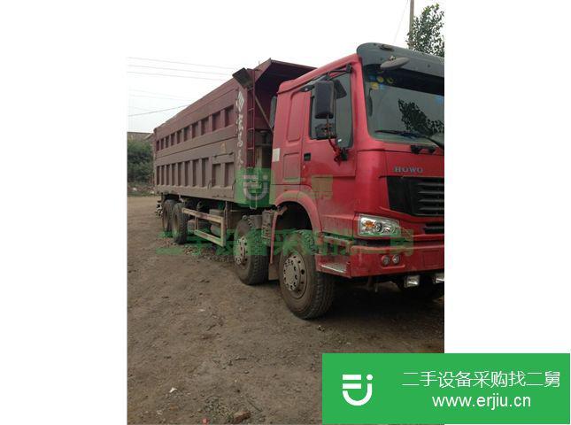 河北出售二手中國重汽豪沃自卸車 375馬力