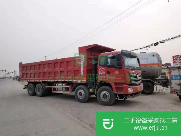 山東出售二手歐曼前四后八輪自卸車