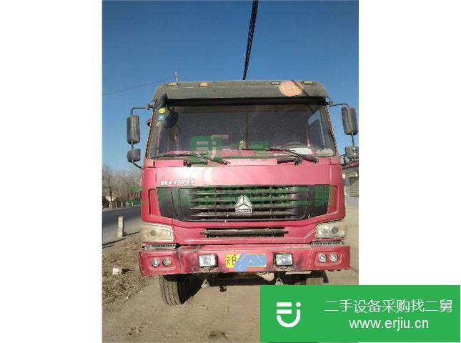 甘肅出售二手中國重汽豪沃自卸車   336馬力