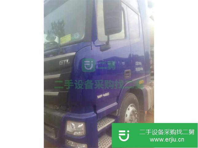 江西出售二手福田歐曼粉粒物料運輸車