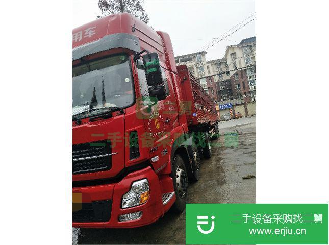 陜西出售二手東風天龍倉欄半掛車