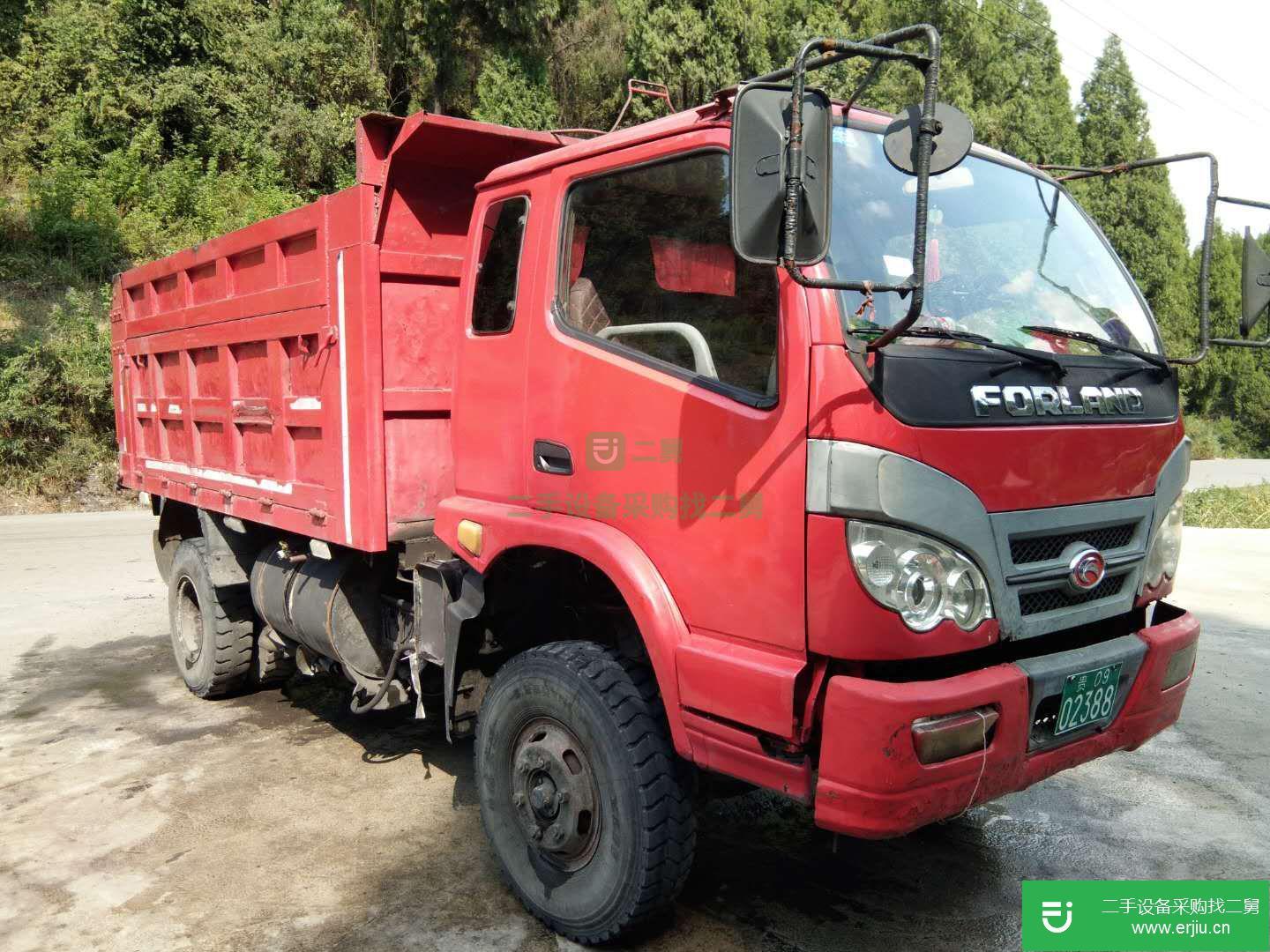 貴州出售二手福田瑞沃4102馬力自卸車
