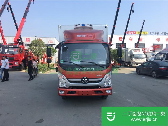 湖北出售二手福田奧鈴110馬力廂式貨車