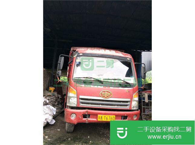 四川出售二手青島解放賽龍前二后四貨車