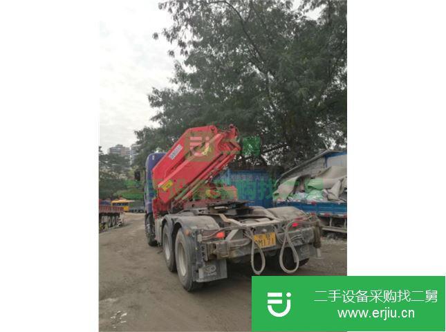 廣東出售二手華菱重卡420馬力隨車吊