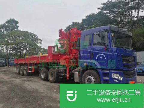 廣東出售二手華菱重卡420馬力隨車吊