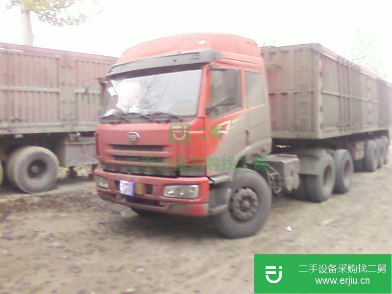 河北出售二手解放悍威半掛車