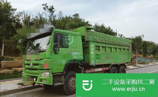 山東出售二手中國重汽380馬力前二后四自卸車