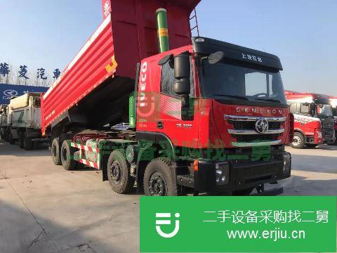 上海出售二手上汽紅巖前四后八自卸車