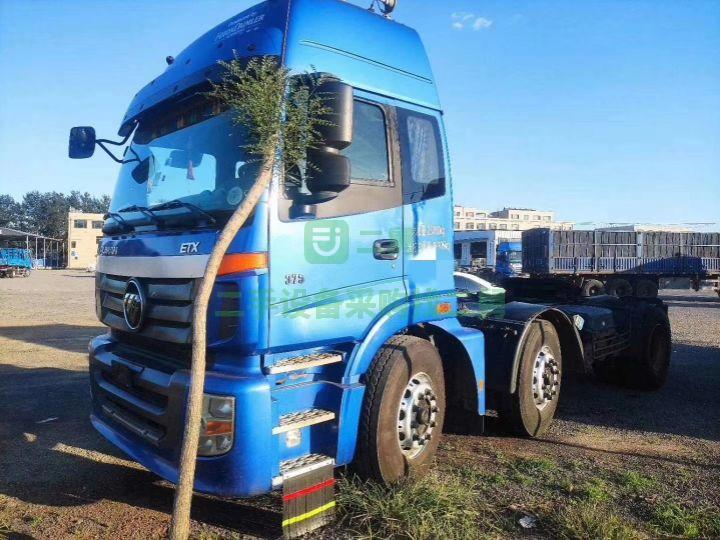 出售17年8月全保險歐曼375，國四單驅(qū)，濰柴牽引車