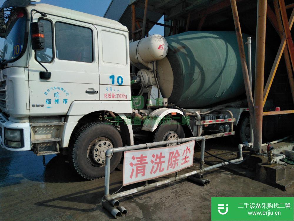 安微出售二手陜汽德龍F(tuán)3000前四后八攪拌車