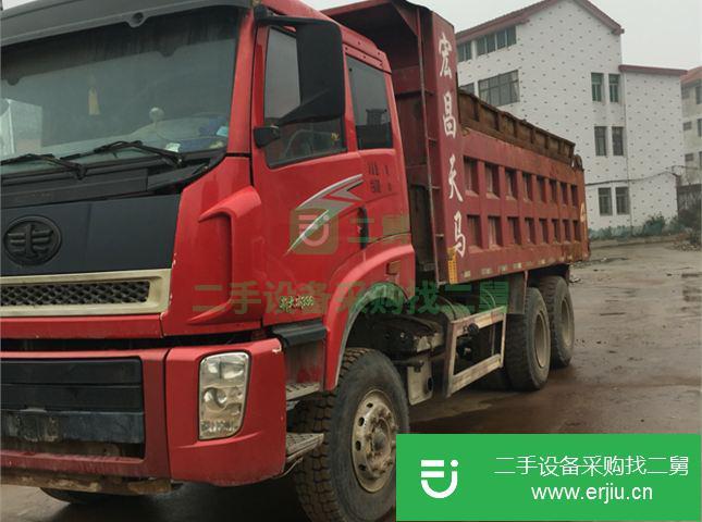 湖北出售二手青島解放自卸車