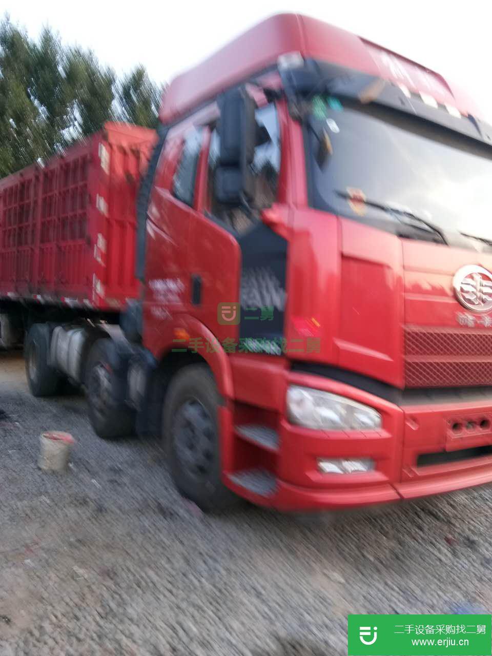 新疆出售二手解放半掛車