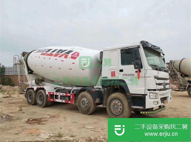 山東出售二手中國重汽豪沃混凝土攪拌車