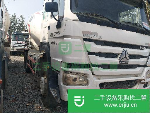山東出售二手中國重汽豪沃攪拌車