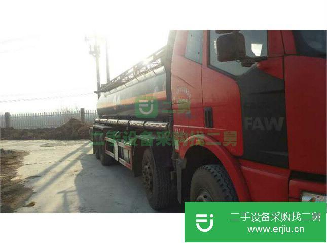 山東出售二手一汽解放油罐車