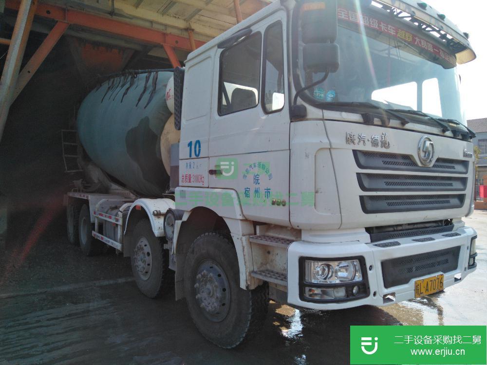 安微出售二手陜汽德龍F(tuán)3000前四后八攪拌車