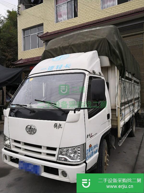 湖北出售二手一汽解放輕卡倉(cāng)欄載貨車(chē)