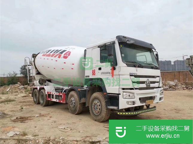 山東出售二手中國重汽豪沃混凝土攪拌車