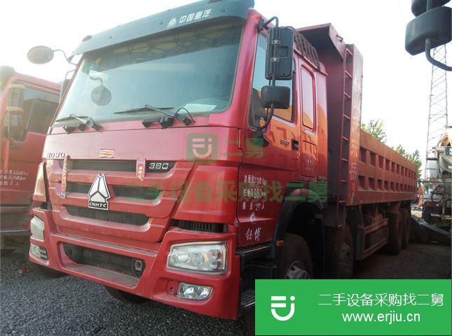 山東出售二手前四后八中國重汽豪沃自卸車