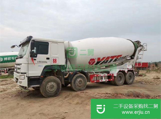 山東出售二手中國重汽豪沃混凝土攪拌車