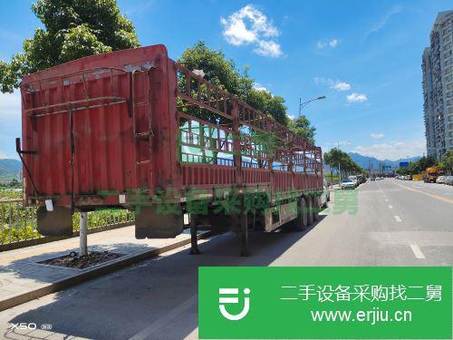 浙江出售二手倉欄半掛車
