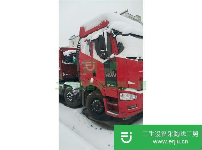 河南出售二手一汽解放牽引車  420馬力