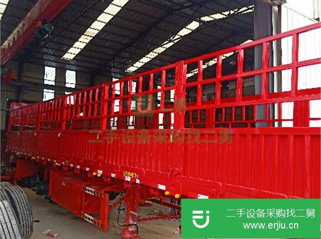 山東出售二手的倉欄半掛車