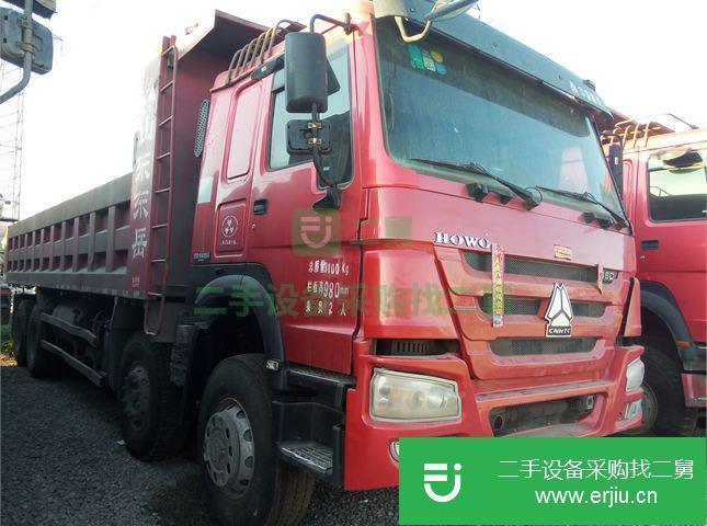山東出售二手前四后八中國重汽豪沃自卸車